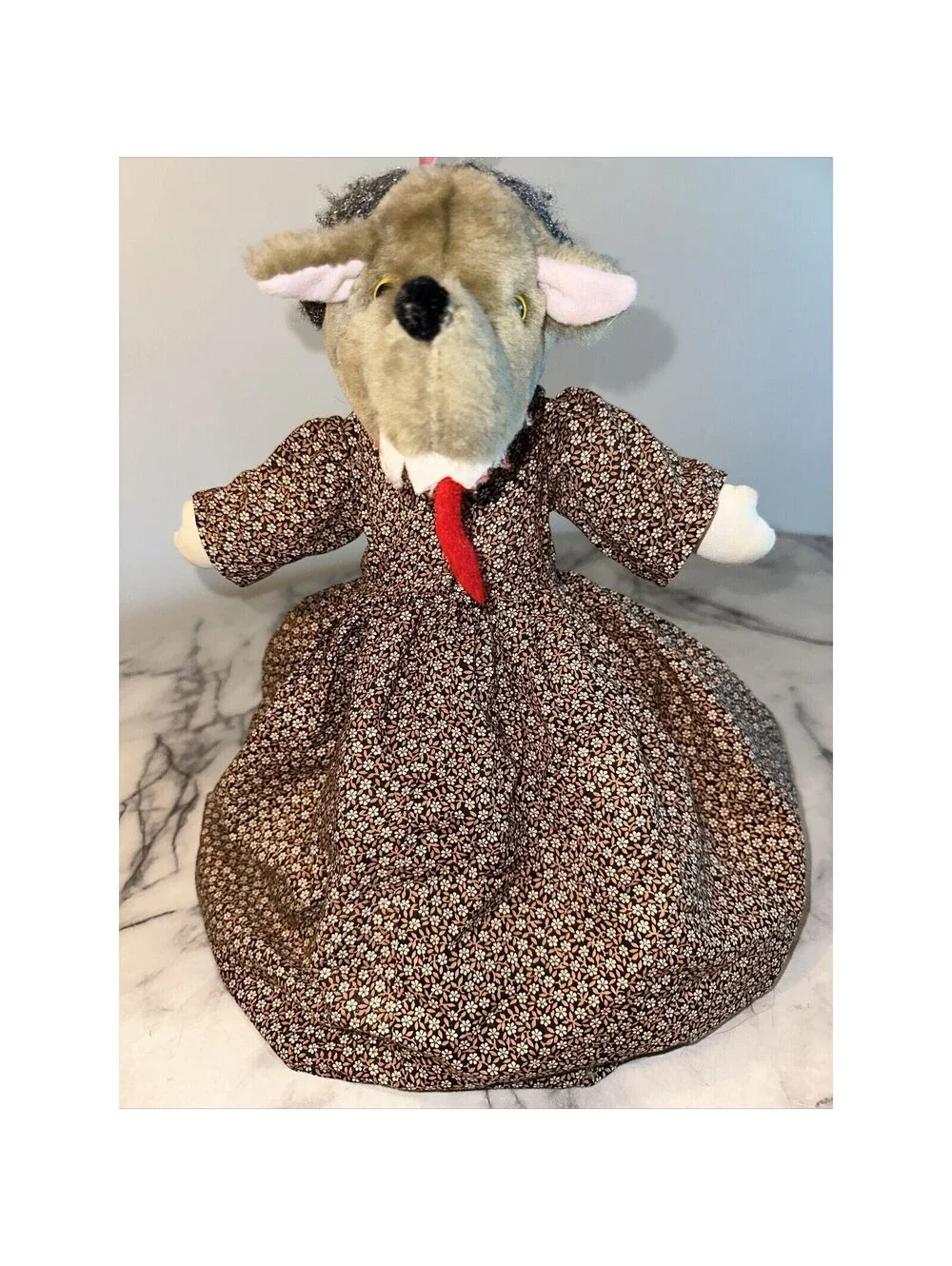 Little Red Riding Hood Handmade 3in1 Doll Big Bad Wolf & Grandma 16